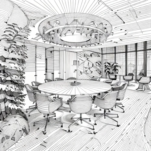 conference room table,board room,conference room,boardroom,conference table,modern office,creative office,meeting room,offices,working space,study room,forest workplace,search interior solutions,assay office,office desk,ufo interior,patterned wood decoration,daylighting,furnished office,secretary desk,Design Sketch,Design Sketch,None