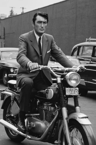 gregory peck,elvis presley,elvis,triumph motor company,puch 500,pompadour,triumph 1300,harley-davidson,model years 1960-63,cary grant,motorcycles,motorcycle,motorcycling,muhammad ali,60's icon,triumph 1500,george paris,a motorcycle police officer,black motorcycle,dkw,Conceptual Art,Daily,Daily 26