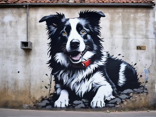 croatian sheepdog,australian collie,scotch collie,collie,catalan sheepdog,border collie,australian shepherd,polish tatra sheepdog,welsh cardigan corgi,polish lowland sheepdog,pyrenean shepherd,english shepherd,cardigan welsh corgi,icelandic sheepdog,welsh sheepdog,bearded collie,sheepdog,alsatian,karelian bear dog,bernese mountain dog,Conceptual Art,Graffiti Art,Graffiti Art 12