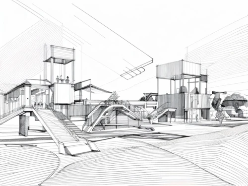 wireframe graphics,geometric ai file,wireframe,isometric,industrial landscape,kirrarchitecture,virtual landscape,3d rendering,archidaily,orthographic,constructions,panoramical,townscape,cube stilt houses,urban development,structures,spatialship,spatial,polygonal,gradient mesh,Design Sketch,Design Sketch,None