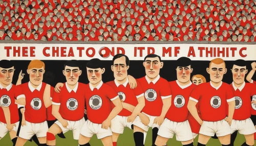 1929,1926,all the saints,vauxhall,eight-man football,1925,athletic,1965,1935-1937,non-sporting group,the sea of red,1952,eisteddfod,football fans,the sheep,1921,united,1967,a flock of sheep,seven citizens of the country,Illustration,Retro,Retro 15