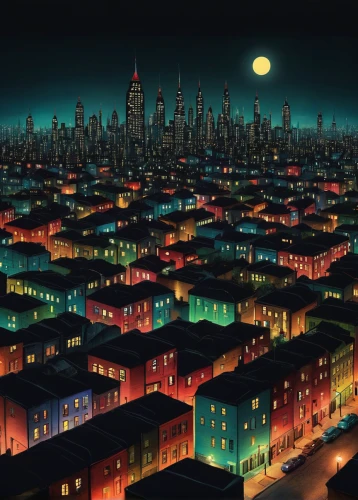 city at night,black city,city lights,chicago night,citylights,night scene,city cities,cities,big night city,evening city,fantasy city,cityscape,city in flames,nighttime,city scape,city skyline,sci fiction illustration,row houses,colorful city,bombay,Art,Artistic Painting,Artistic Painting 02