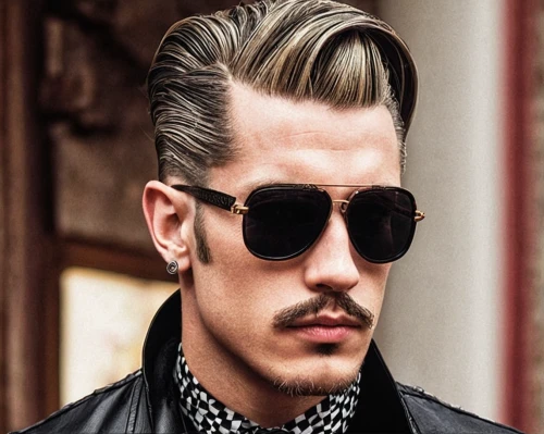 pompadour,rockabilly style,artus,pomade,lace round frames,rockabilly,50's style,mohawk hairstyle,vintage style,milbert s tortoiseshell,ray-ban,aviator sunglass,british semi-longhair,beatnik,moustache,aristocrat,1920's retro,retro style,retro styled,smart look,Art,Classical Oil Painting,Classical Oil Painting 28