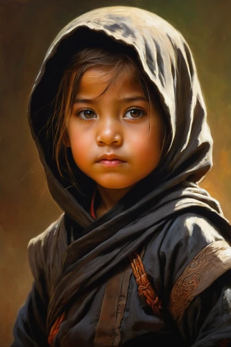 child portrait,world digital painting,nomadic children,girl with cloth,little girl in wind,young girl,digital painting,girl portrait,the little girl,child girl,mystical portrait of a girl,little girl with umbrella,bedouin,girl in cloth,children of war,little girl,children's background,portrait background,child,fantasy portrait,Illustration,Realistic Fantasy,Realistic Fantasy 32