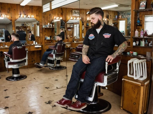 barber shop,barber chair,barbershop,the long-hair cutter,barber,management of hair loss,salon,shoeshine boy,pompadour,shoemaker,buffalo plaid rocking horse,crew cut,hair shear,rockabilly style,buffalo plaid red moose,pomade,hairdressing,hairstyler,tailor seat,hairdresser,Illustration,Paper based,Paper Based 01