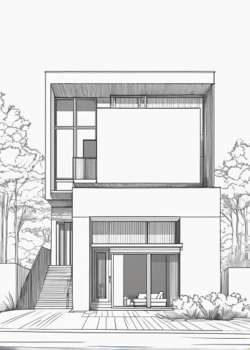 house drawing,modern house,residential house,garden elevation,core renovation,two story house,floorplan home,house floorplan,architect plan,mid century house,3d rendering,archidaily,house front,kirrarchitecture,house shape,timber house,house facade,frame house,renovation,line drawing,Illustration,Black and White,Black and White 04