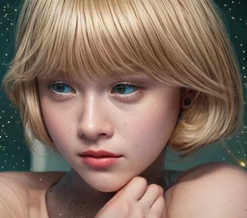 retouching,blond girl,lily-rose melody depp,retouch,blonde girl,girl portrait,mystical portrait of a girl,bowl cut,doll's facial features,realdoll,child portrait,portrait of a girl,portrait photography,porcelain doll,natal lily,paleness,edit icon,elf,retouched,young girl,Common,Common,Film