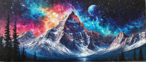 space art,ice planet,nebula 3,nebula,aurora borealis,oil painting on canvas,spacescraft,galaxy,auroras,aurora,borealis,ice castle,astral traveler,nebula guardian,aurora-falter,starscape,the northern lights,fantasy landscape,meteor,supernova,Conceptual Art,Sci-Fi,Sci-Fi 30