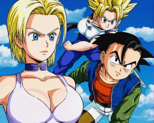 dragon ball,dragonball,trunks,dragon ball z,takikomi gohan,vegeta,three d,son goku,game arc,anime cartoon,super cell,dragon slayers,goku,3,stand models,trinity,trio,anime 3d,would a background,10,Art,Classical Oil Painting,Classical Oil Painting 36