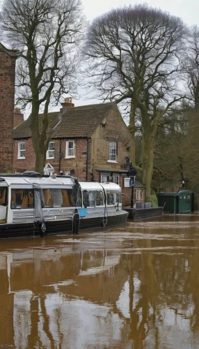 york boat,floods,houseboat,flooding,water bus,otley,flooded,watercourse,great chalfield,barge,tixall gateway,pontefract,waterside,bedford,newbourne,barges,paddle steamer,floodplain,pedalos,riverboat,Illustration,Retro,Retro 23