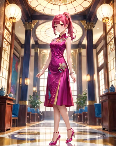 mikuru asahina,anime japanese clothing,poker primrose,ruby red,cocktail dress,caster,deep pink,a girl in a dress,velvet,vanessa (butterfly),camellia,justitia,bourbon rose,queen of hearts,venetia,ruby,pink diamond,diamond red,scarlet witch,maki,Anime,Anime,General