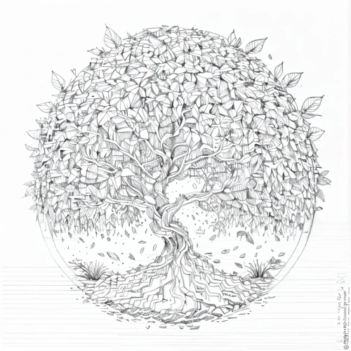 birch tree illustration,coronavirus line art,botanical line art,flourishing tree,tree's nest,charcoal nest,flower line art,mumuration,nest,circle around tree,line art wreath,tangle,hedgehog,cactus line art,line art animal,blossom tree,rowan-tree,line art birds,dandelions,spring nest,Design Sketch,Design Sketch,Fine Line Art