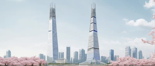 lotte world tower,tallest hotel dubai,international towers,power towers,urban towers,skyscrapers,sky space concept,cellular tower,sakura trees,zhengzhou,dubai,tianjin,electric tower,futuristic architecture,futuristic landscape,shanghai,towers,twin tower,skyscraper,skycraper,Illustration,Vector,Vector 21