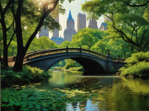 central park,stone arch,travel poster,scenic bridge,river landscape,tied-arch bridge,green landscape,new york,newyork,city moat,arch bridge,herman park,city scape,riverside park,love bridge,landscape background,bridges,beautiful landscape,shanghai disney,manhattan,Conceptual Art,Fantasy,Fantasy 05