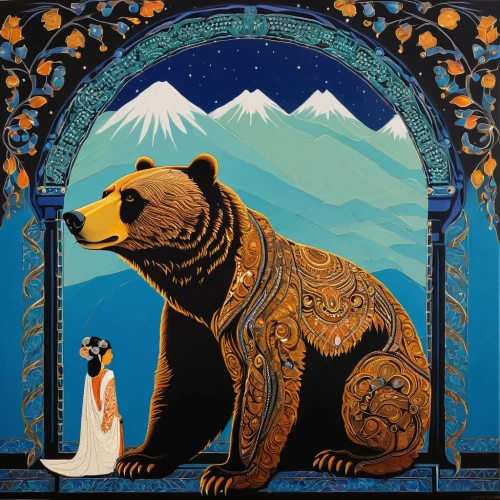 bear kamchatka,bear guardian,kodiak bear,the bears,nordic bear,great bear,bears,ursa,bear,kamchatka,bear market,grizzlies,ursa major zodiac,scandia bear,bhutan,russian folk style,kazakhstan,kyrgyzstan som,brown bears,kyrgyzstan,Illustration,Retro,Retro 26