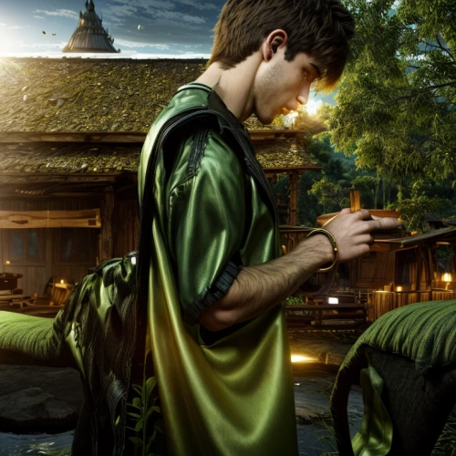 green dragon,digital compositing,summer palace,fantasy picture,photo manipulation,martial arts uniform,saint mark,fantasy art,robin hood,forbidden palace,wushu,snake charming,photoshop manipulation,cosplay image,oriental painting,chess player,quarterstaff,buddhist monk,wuchang,rome 2