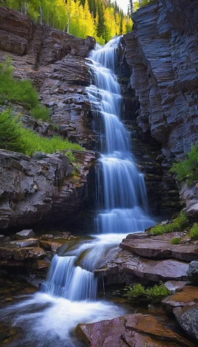 brown waterfall,bridal veil fall,ilse falls,gooseberry falls,cascading,flowing water,mountain stream,glacier national park,cascades,flowing creek,water falls,bow falls,water flow,water flowing,water fall,waterfall,falls of the cliff,waterfalls,a small waterfall,bond falls,Illustration,Japanese style,Japanese Style 13