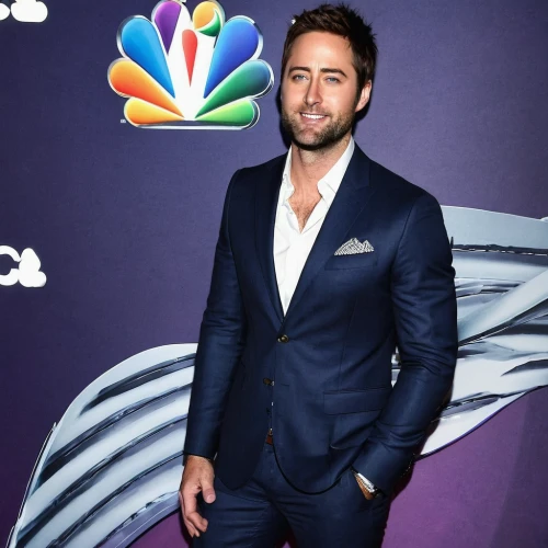 nbc studios,nbc,gosling,royce,the suit,step and repeat,movie premiere,goslings,men's suit,cage bird,navy suit,red carpet,chuck,handsome guy,cage,slate,handsome,red tie,austin cambridge,silk tie,Conceptual Art,Sci-Fi,Sci-Fi 02