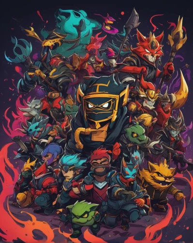 yo-kai,cauldron,game illustration,hero academy,barongsai,fuel-bowser,inferno,chaos,chaotic,samurai,dragon boat,magma,fire background,riot,skylanders,ninjago,sakana,dragon fire,yaki,halloween background,Art,Artistic Painting,Artistic Painting 51