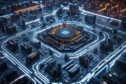 metropolis,tilt shift,intersection,cinema 4d,3d render,city blocks,fantasy city,futuristic landscape,maze,cityscape,skyscraper town,hub,b3d,lensball,cyclocomputer,render,shinjuku,oculus,capitol square,helipad,Photography,General,Sci-Fi