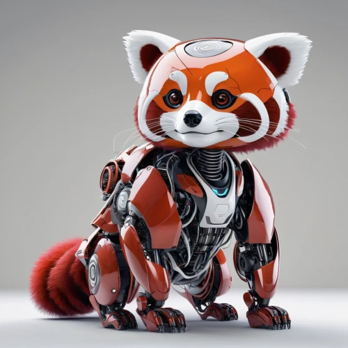 redfox,anthropomorphized animals,child fox,bolt-004,wind-up toy,3d model,fox,a fox,chat bot,red fox,minibot,little fox,animal figure,metal toys,3d figure,toy,revoltech,mozilla,rocket raccoon,soft robot,Conceptual Art,Sci-Fi,Sci-Fi 24