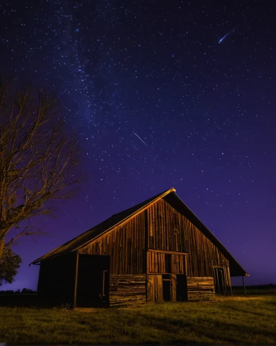 perseids,perseid,meteor shower,tobacco the last starry sky,old barn,shooting stars,field barn,shooting star,meteor rideau,the milky way,milky way,starry sky,barn,astrophotography,the night sky,barns,red barn,night sky,vermont,astronomy,Illustration,American Style,American Style 11