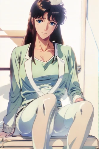 pajamas,clamp,euphonium,ganai,evangelion eva 00 unit,anime japanese clothing,eva,bathrobe,kosmea,fuki,relaxed young girl,girl sitting,jin deui,shochikuume,woman sitting,kimono,sitting on a chair,mari makinami,sits on away,typesetting,Common,Common,Japanese Manga