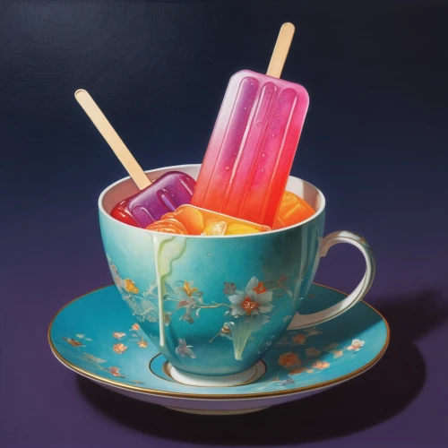 iced-lolly,candy cauldron,ice pop,popsicles,ice cream icons,coffee tea illustration,icepop,neon ice cream,slurpee,colored pencil background,fruit cup,snowcone,candy sticks,ice popsicle,colourful pencils,neon tea,summer still-life,lollipops,teacup,lolly cake,Illustration,Realistic Fantasy,Realistic Fantasy 05