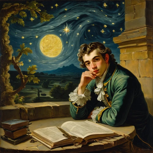 astronomer,astronomers,astronomy,persian poet,child with a book,scholar,violinist violinist of the moon,the moon and the stars,star illustration,astronomical,stars and moon,harmonia macrocosmica,herfstanemoon,tutor,la nascita di venere,reading magnifying glass,geocentric,apollo,author,the night sky,Art,Classical Oil Painting,Classical Oil Painting 36