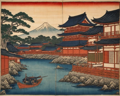 cool woodblock images,woodblock prints,japanese art,tsukemono,oriental painting,ginkaku-ji,senso-ji,ryokan,japan landscape,honzen-ryōri,japanese background,kanazawa,kinkaku-ji,japan pattern,sumida,japanese architecture,kyoto,sensoji,fuji,lake tanuki,Art,Classical Oil Painting,Classical Oil Painting 33