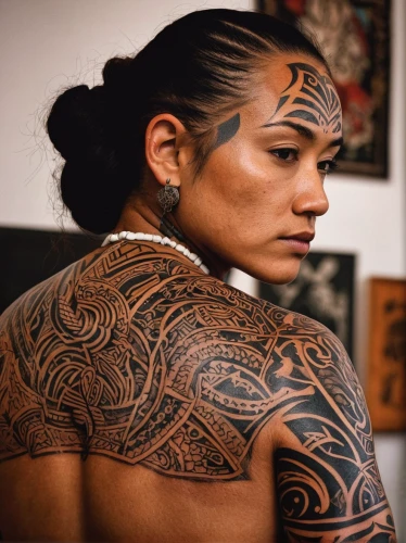maori,tattoo girl,polynesian girl,body art,body painting,warrior woman,aboriginal,bodypainting,bodypaint,aboriginal culture,aboriginal australian,tattoo expo,polynesian,tattoo artist,with tattoo,tribal,indigenous culture,tattoos,tribal chief,indigenous,Conceptual Art,Fantasy,Fantasy 10