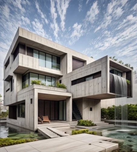 modern architecture,modern house,cube house,cubic house,dunes house,contemporary,exposed concrete,residential,kirrarchitecture,concrete construction,residential house,cube stilt houses,archidaily,arhitecture,concrete blocks,modern style,arq,japanese architecture,reinforced concrete,luxury home,Architecture,Villa Residence,Modern,Waterfront Modern