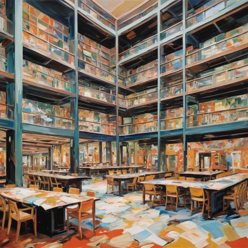 reading room,boston public library,athens art school,study room,library,wade rooms,celsus library,children's interior,old library,bookshop,university library,watercolor shops,the interior of the,bookshelves,library of congress,bookstore,chilehaus,meticulous painting,oberlo,athenaeum,Conceptual Art,Oil color,Oil Color 18