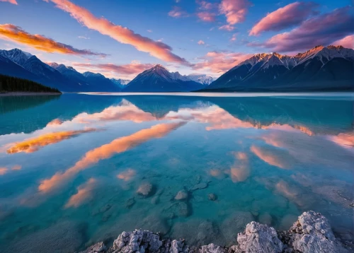 jasper national park,canadian rockies,banff national park,lake mcdonald,lake minnewanka,beautiful lake,heaven lake,new zealand,emerald lake,maligne lake,british columbia,incredible sunset over the lake,glacial lake,lake louise,banff alberta,vermilion lakes,banff,south island,bow lake,calm water,Illustration,Japanese style,Japanese Style 04