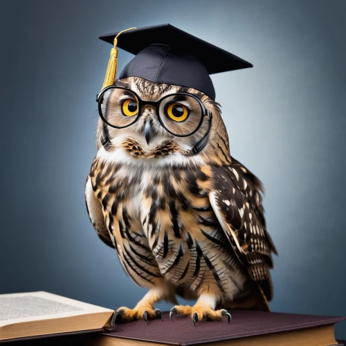 reading owl,boobook owl,scholar,mortarboard,doctoral hat,graduate hat,academic dress,academic,adult education,correspondence courses,graduate,owl-real,phd,kirtland's owl,owl,student information systems,tutor,online courses,bubo bubo,little owl,Photography,General,Natural
