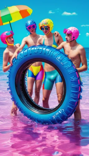 inflatable ring,inflatable pool,life saving swimming tube,white water inflatables,inflatable,swim ring,summer floatation,water volleyball,swimming people,beach ball,tubing,kawaii people swimming,raft,summer tires,swimming goggles,kayaks,snorkel,water sofa,acid lake,rubber tire,Conceptual Art,Sci-Fi,Sci-Fi 28