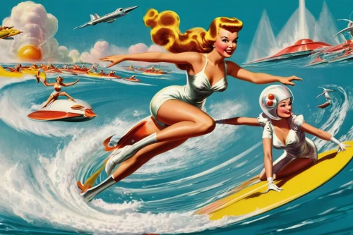 retro pin up girls,pin-up girls,pin up girls,surfboat,surfers,surfing,waterskiing,surfboards,pin ups,retro 1950's clip art,motor boat race,mamie van doren,the sea maid,surfboard,water ski,retro pin up girl,wakesurfing,pin-up girl,surf,surf kayaking,Conceptual Art,Sci-Fi,Sci-Fi 29