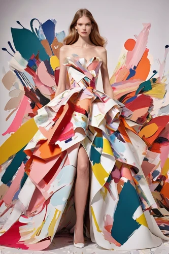 fashion illustration,torn dress,fabric design,fashion vector,fashion design,paper and ribbon,crepe paper,origami paper,color paper,rolls of fabric,torn paper,fabric,paper doll,fabric painting,tissue paper,japanese wave paper,crumpled paper,flower fabric,art paper,art model,Conceptual Art,Oil color,Oil Color 20