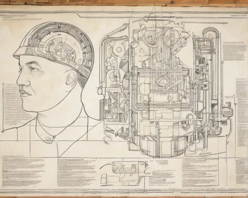 circuitry,blueprint,circuit board,cybernetics,calculating machine,control panel,old calculating machine,printed circuit board,brainy,frame drawing,technical drawing,mindmap,receptor,computer tomography,digitization,wireframe graphics,board in front of the head,neural pathways,man with a computer,vintage drawing,Unique,Design,Infographics