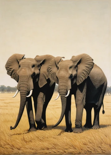 elephant herd,elephants,african elephants,cartoon elephants,elephantine,elephants and mammoths,african elephant,pachyderm,elephant tusks,elephant camp,african bush elephant,tusks,elephant,circus elephant,mammals,elephant ride,serengeti,animal migration,oil painting on canvas,stacked elephant,Art,Classical Oil Painting,Classical Oil Painting 38