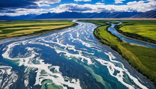 braided river,tanana river,snake river,river delta,alaska,river landscape,fluvial landforms of streams,denali national park,yukon river,flowing creek,tibet,eastern iceland,the mongolian-russian border mountains,the mongolian and russian border mountains,yukon territory,flowing water,rio grande river,mountain river,nature of mongolia,aura river,Art,Artistic Painting,Artistic Painting 37