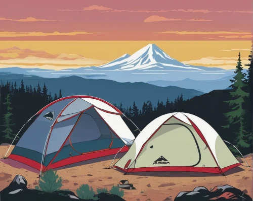 travel trailer poster,tent camping,camping tents,tents,mount hood,camping tipi,tent tops,roof tent,camping equipment,campsite,tent camp,large tent,camping gear,tent,campground,mt hood,camping,travel poster,camping car,lassen volcanic national park,Illustration,Vector,Vector 01