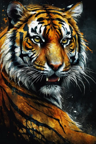 bengal tiger,tiger png,tiger,tigers,a tiger,tiger head,tigerle,asian tiger,siberian tiger,bengal,to roar,young tiger,sumatran tiger,wild cat,amurtiger,chestnut tiger,roar,blue tiger,tigger,royal tiger,Illustration,Abstract Fantasy,Abstract Fantasy 18