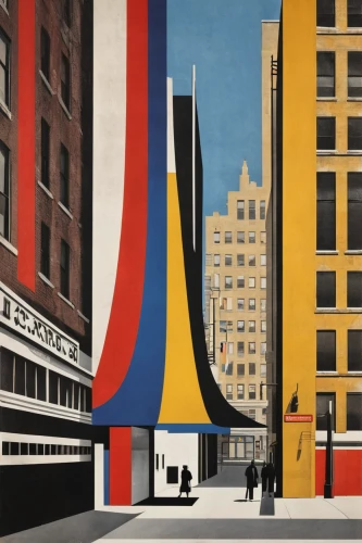 art deco,art deco background,roy lichtenstein,art deco woman,art deco ornament,radio city music hall,travel poster,mondrian,art deco border,rockefeller plaza,olle gill,vintage illustration,chrysler building,facade painting,matruschka,abstract retro,mid century,smoot theatre,awnings,1929,Art,Artistic Painting,Artistic Painting 43