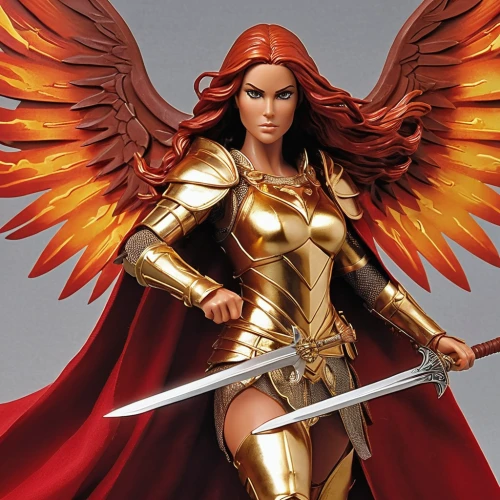 fire angel,archangel,the archangel,phoenix,goddess of justice,business angel,athena,fantasy woman,angel figure,figure of justice,heroic fantasy,minerva,vax figure,firestar,woman power,harpy,marvel figurine,angelology,female warrior,firebird,Unique,3D,Garage Kits