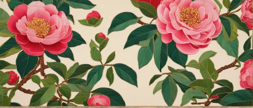 japanese floral background,peonies,roses pattern,camellias,peony pink,peony,floral background,botanical print,magnolia,magnolia flowers,camelliers,magnolia × soulangeana,japanese camellia,camellia blossom,magnolias,vintage wallpaper,pink floral background,floral border paper,floral digital background,floral pattern paper,Art,Classical Oil Painting,Classical Oil Painting 05