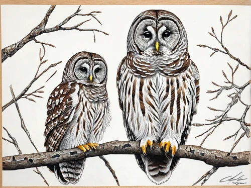 couple boy and girl owl,barred owl,owl art,owlets,owls,great horned owls,ural owl,owl drawing,siberian owl,eared owl,eastern grass owl,spotted-brown wood owl,owl pattern,spotted wood owl,kirtland's owl,owl nature,halloween owls,great gray owl,grey owl,long-eared owl,Conceptual Art,Oil color,Oil Color 24
