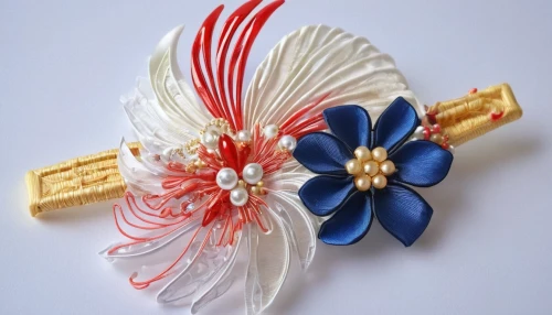 red white tassel,hair accessories,martisor,boutonniere,bookmark with flowers,christmas tassel bunting,hair clip,st george ribbon,hair comb,vintage ornament,hair accessory,flower ribbon,tassel,gift ribbon,art deco wreaths,decorative fan,blue ribbon,christmas ribbon,art deco ornament,broach,Illustration,Realistic Fantasy,Realistic Fantasy 19