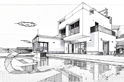 house drawing,architect plan,aqua studio,kirrarchitecture,technical drawing,house floorplan,cubic house,residential house,modern house,habitat 67,japanese architecture,3d rendering,orthographic,arq,archidaily,school design,architect,cube house,floorplan home,modern architecture,Design Sketch,Design Sketch,Hand-drawn Line Art