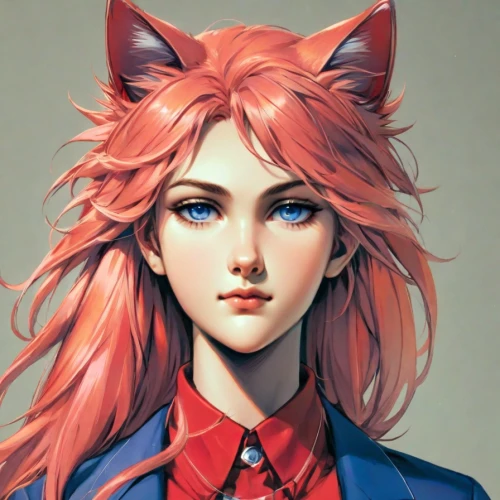 kitsune,red cat,pink cat,kat,feline,redfox,felidae,calico cat,fox,cat child,red tabby,cheshire,feline look,ren,a fox,child fox,cat ears,asuka langley soryu,red fox,young cat